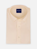 Folded men’s dawn orange premium cotton regular fit shirt by Ekrangi