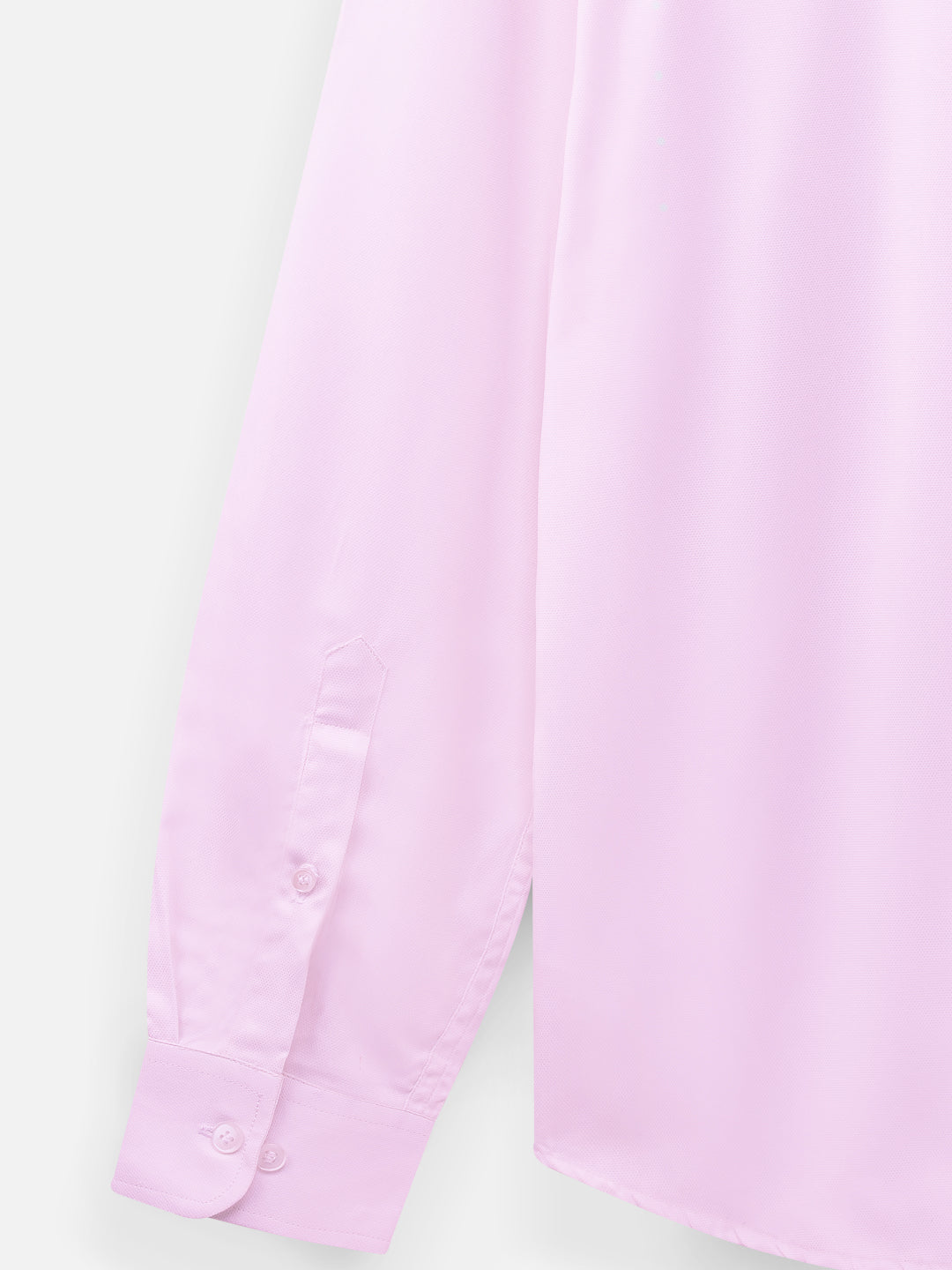 Close-up of fabric of men’s dusty pink premium cotton shirt by Ekrangi