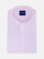 Folded men’s heirloom lavender cotton sateen regular fit shirt by Ekrangi