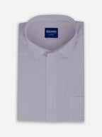 Folded men’s mauve purple premium polyester cotton regular fit shirt by Ekrangi