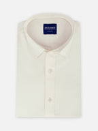 Folded men’s metro white premium cotton regular fit shirt by Ekrangi