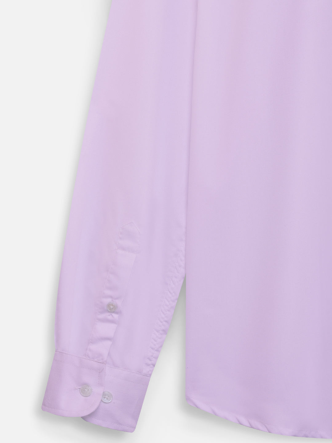 Close-up of fabric of men’s refined lavender premium polyester cotton shirt by Ekrangi